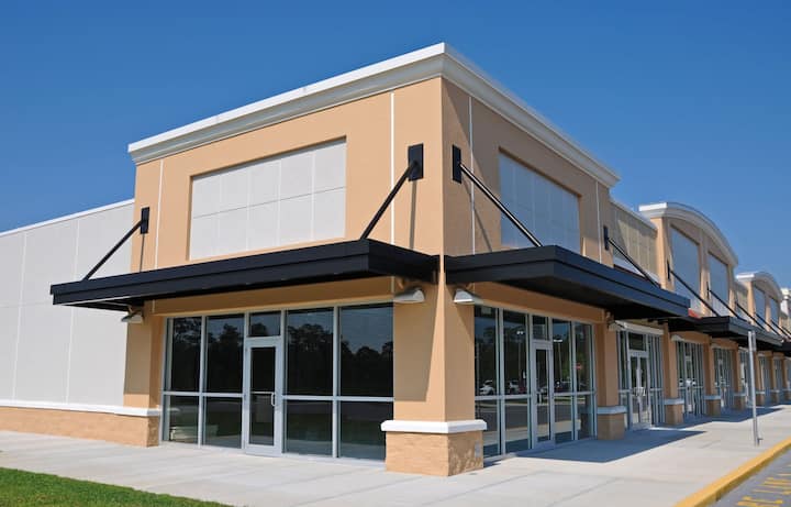 Durable commercial awning installation in Oklahoma City