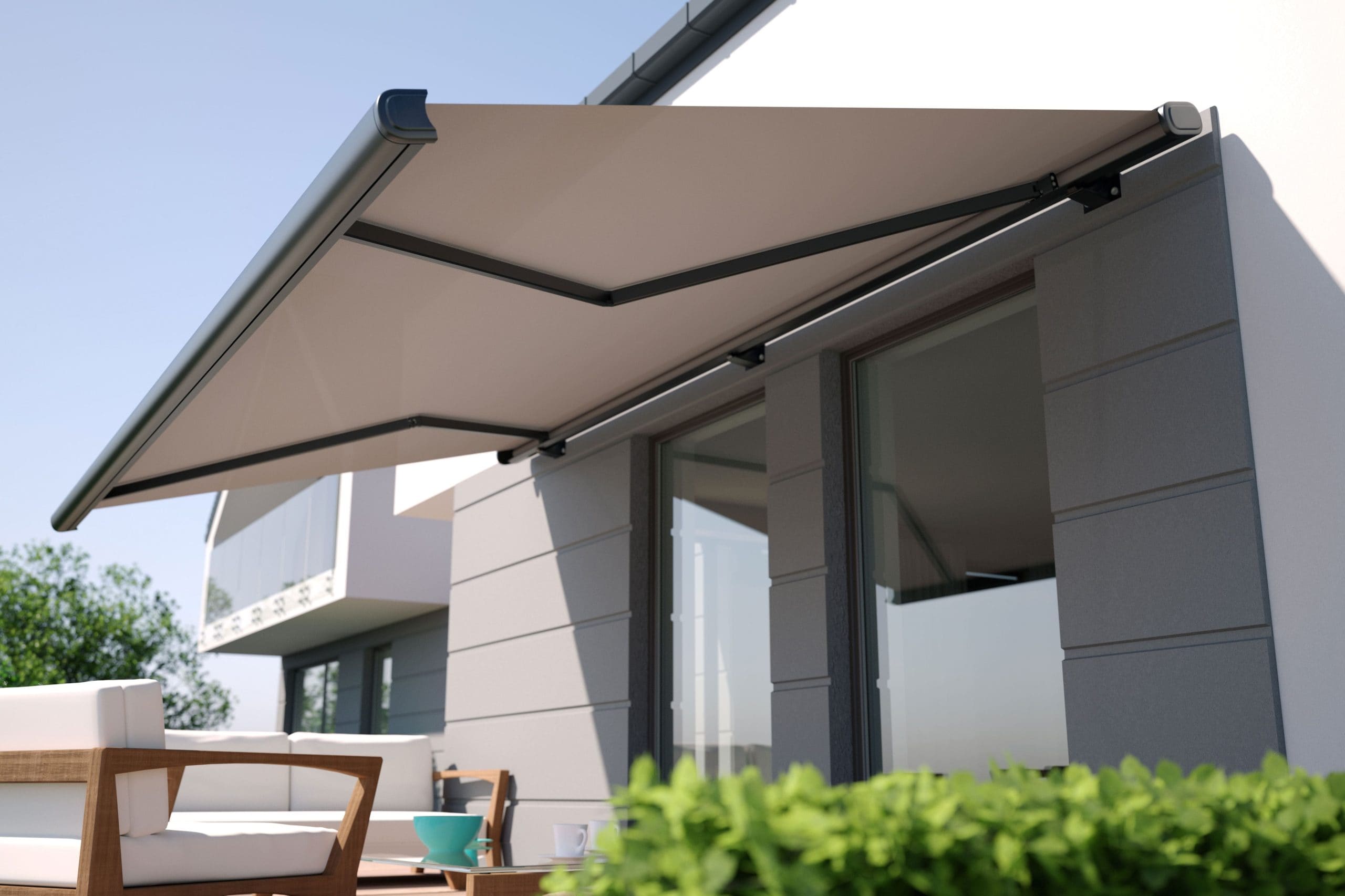 Residential awning installation in Oklahoma City