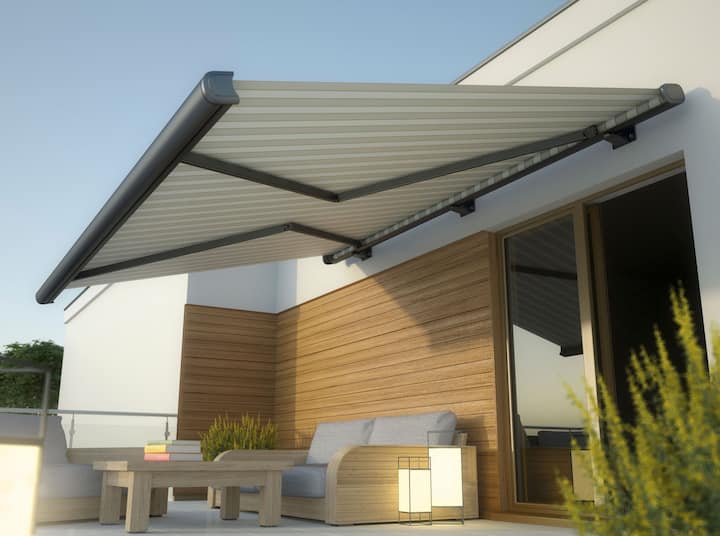 Custom retractable awnings installation in Oklahoma City